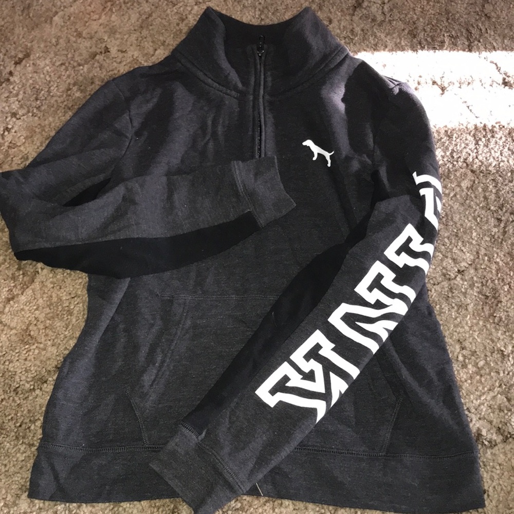 Pink Victoria’s secret half zipper jacket